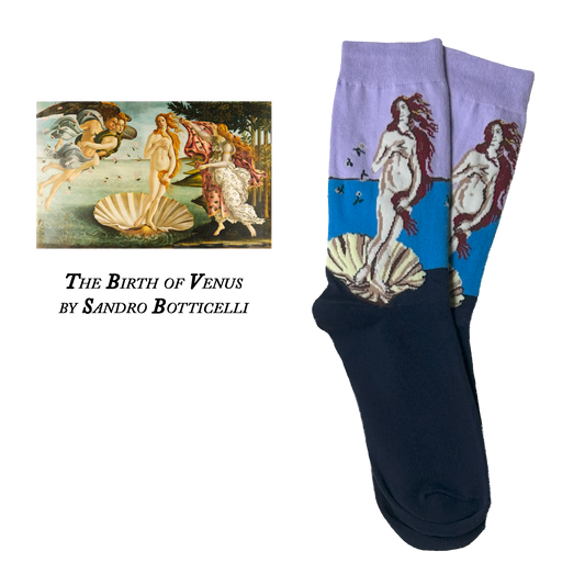 The Birth of Venus by Sandro Botticelli Socks