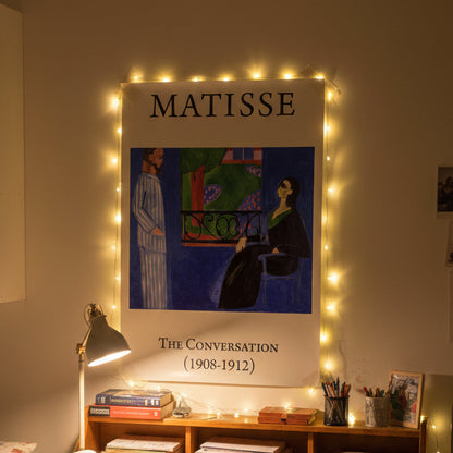 The Conversation (1908-1912) Henri Matisse Painting - Nukkad Studios