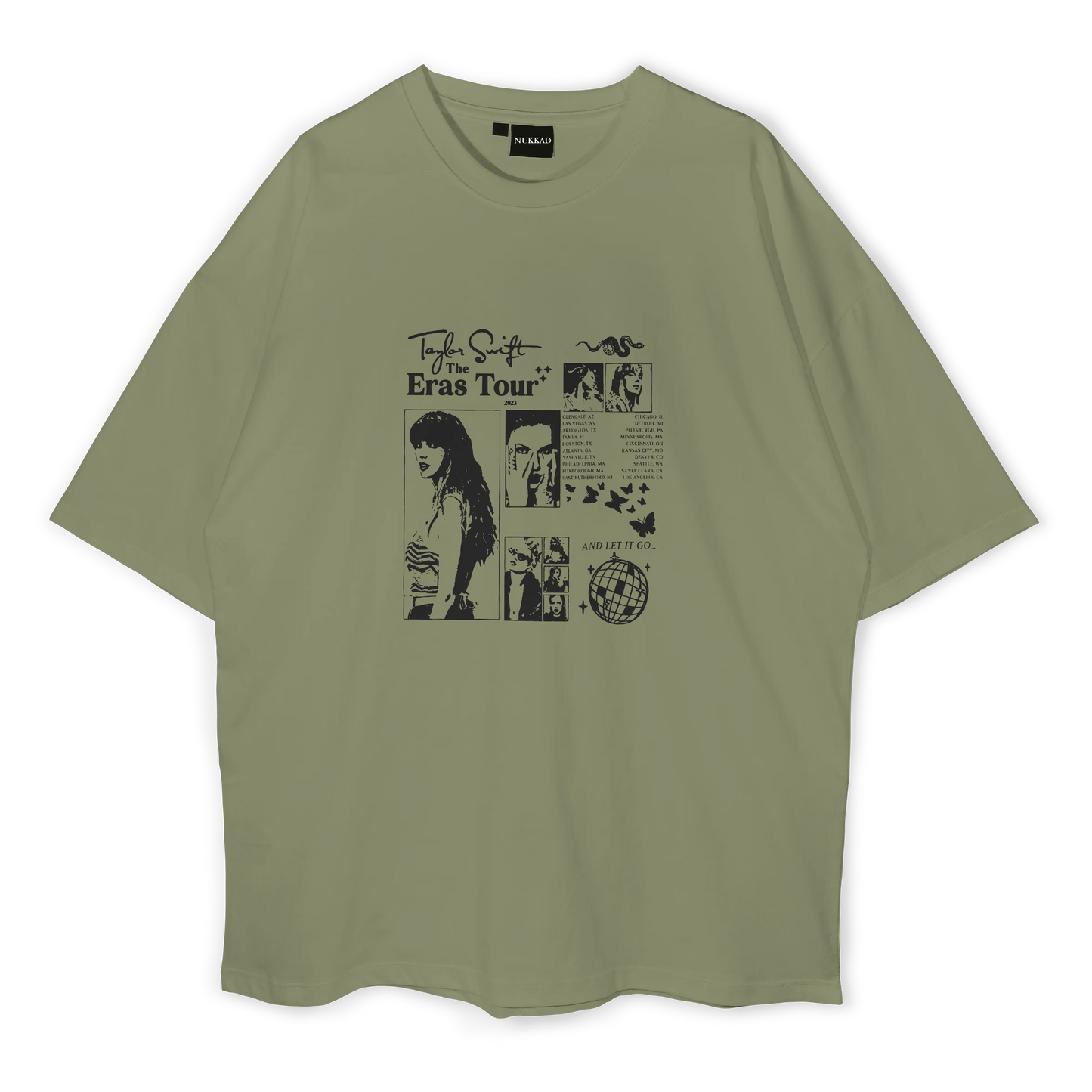 Taylor Swift Eras Tour Oversized T-shirt