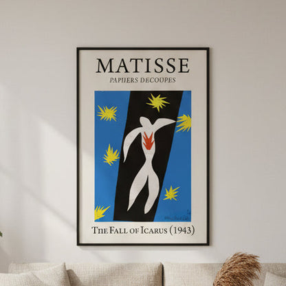 The Fall of Icarus (1943) Henri Matisse Cut-Out - Nukkad Studios