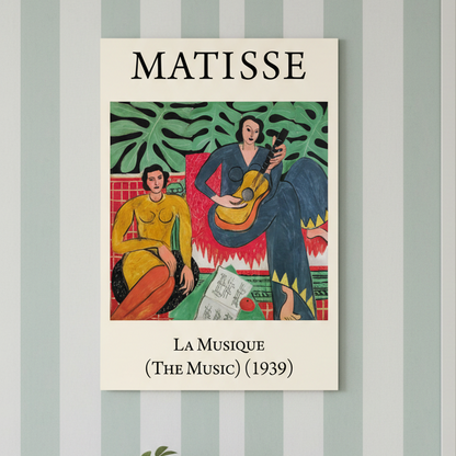 The Music (1939) Henri Matisse Print