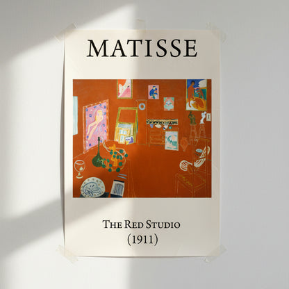 The Red Studio (1911) Henri Matisse Painting - Nukkad Studios