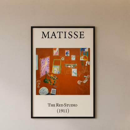 The Red Studio (1911) Henri Matisse Painting
