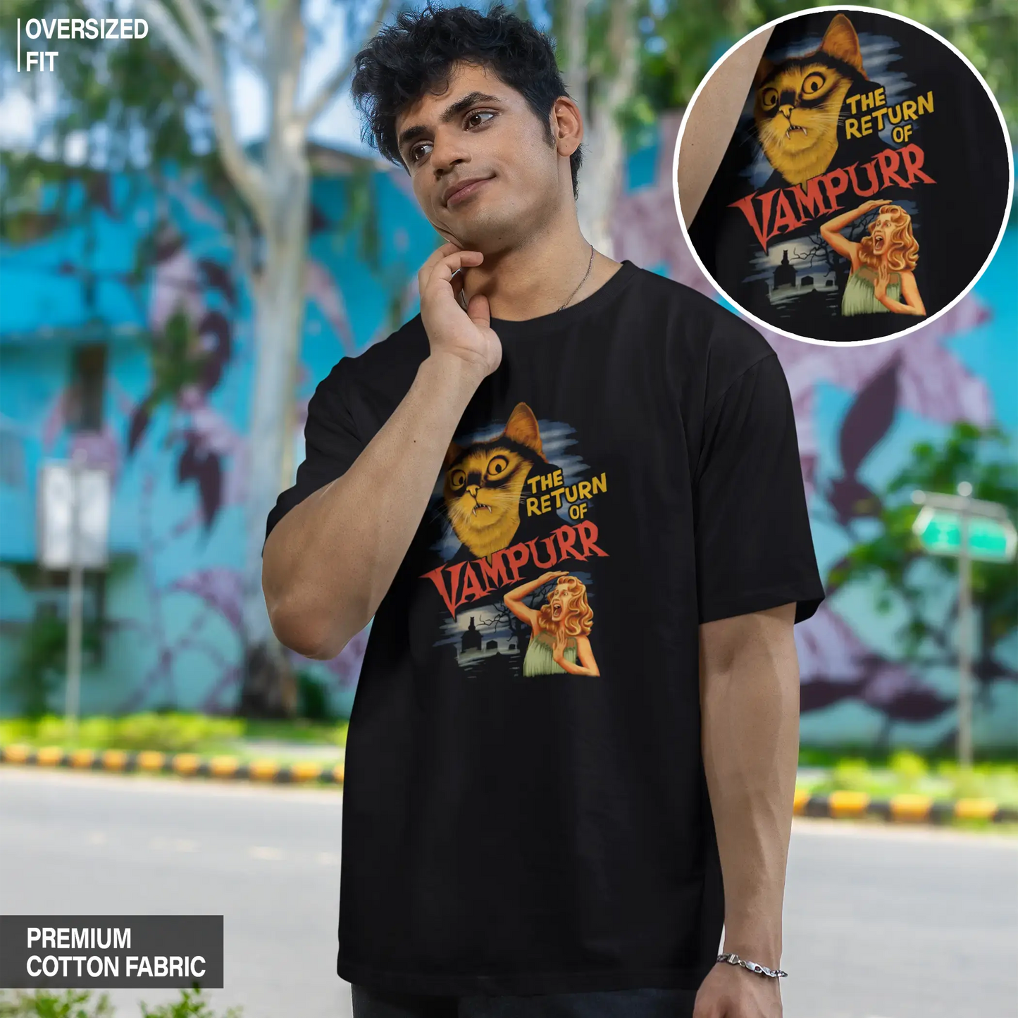 The Return of Vampurr Oversized T-shirt