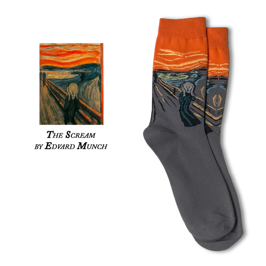 The Scream by Edvard Munch Socks