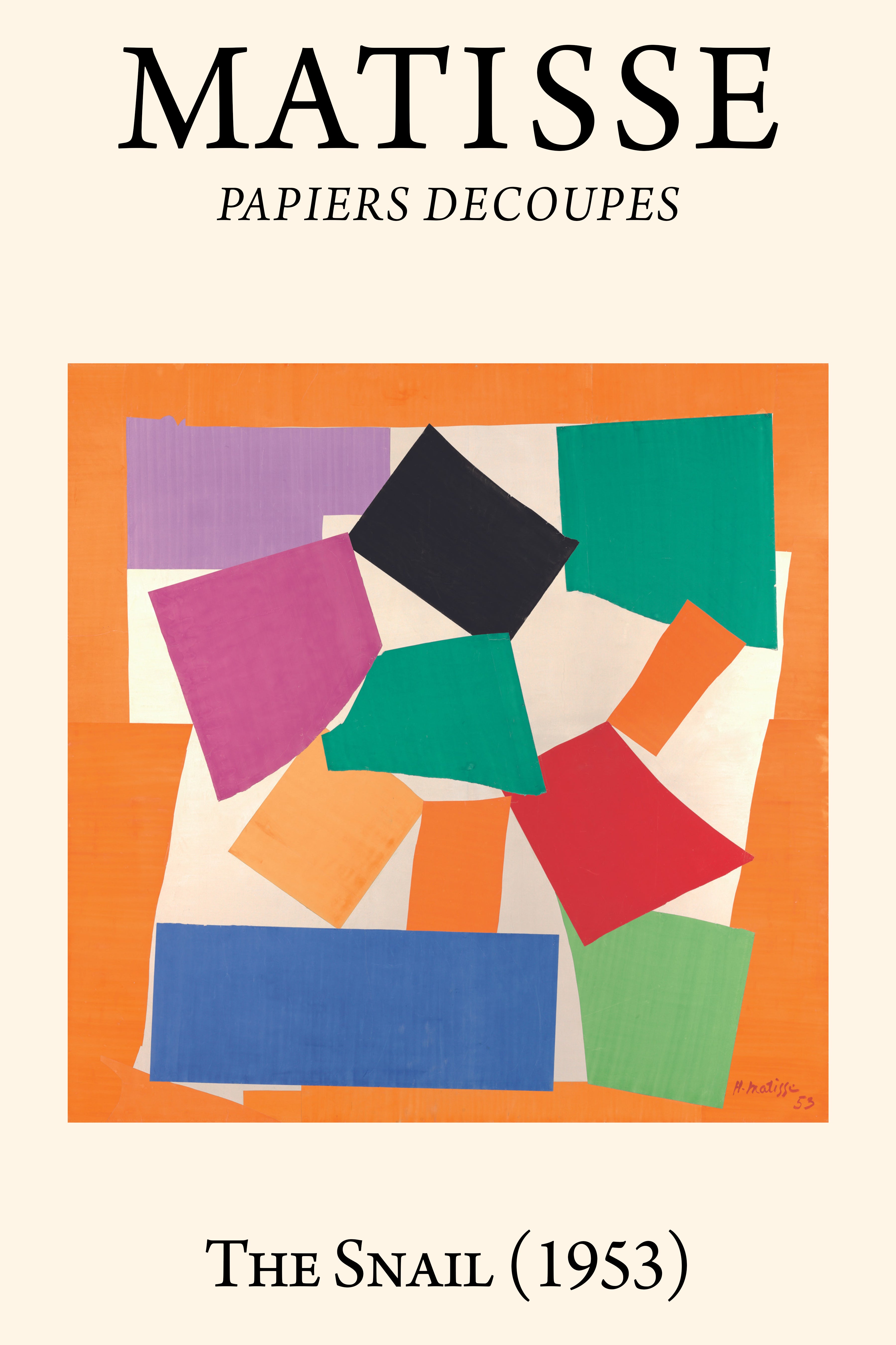 The Snail 1953 Henri Matisse Cut Out Nukkad Studios the-snail-1953-henri-matisse-cut-out-nukkad-studios