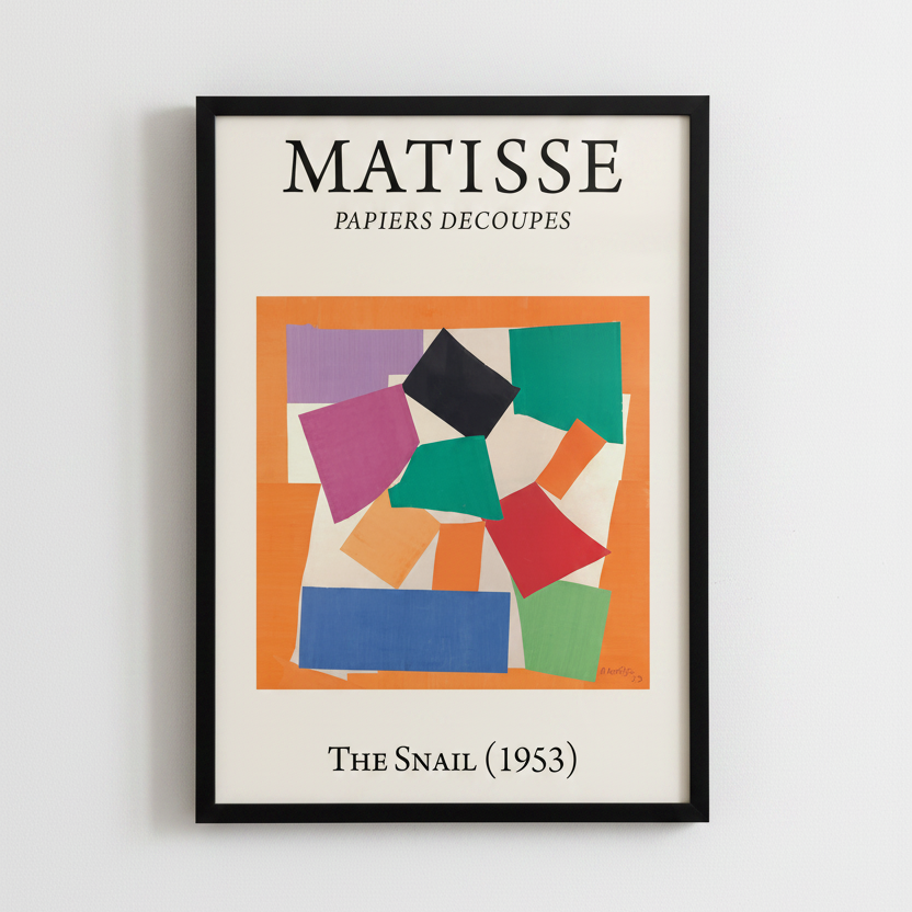 The Snail (1953) Henri Matisse Cut-Out