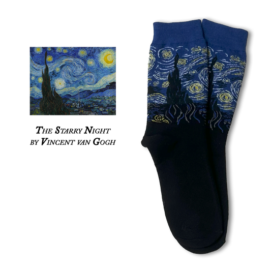 The Starry Night by Vincent van Gogh Socks