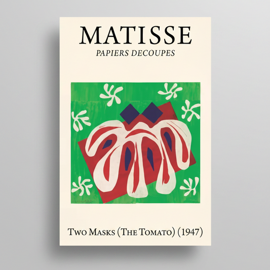 Two Masks (The Tomato) (1947) Henri Matisse Cut-Out