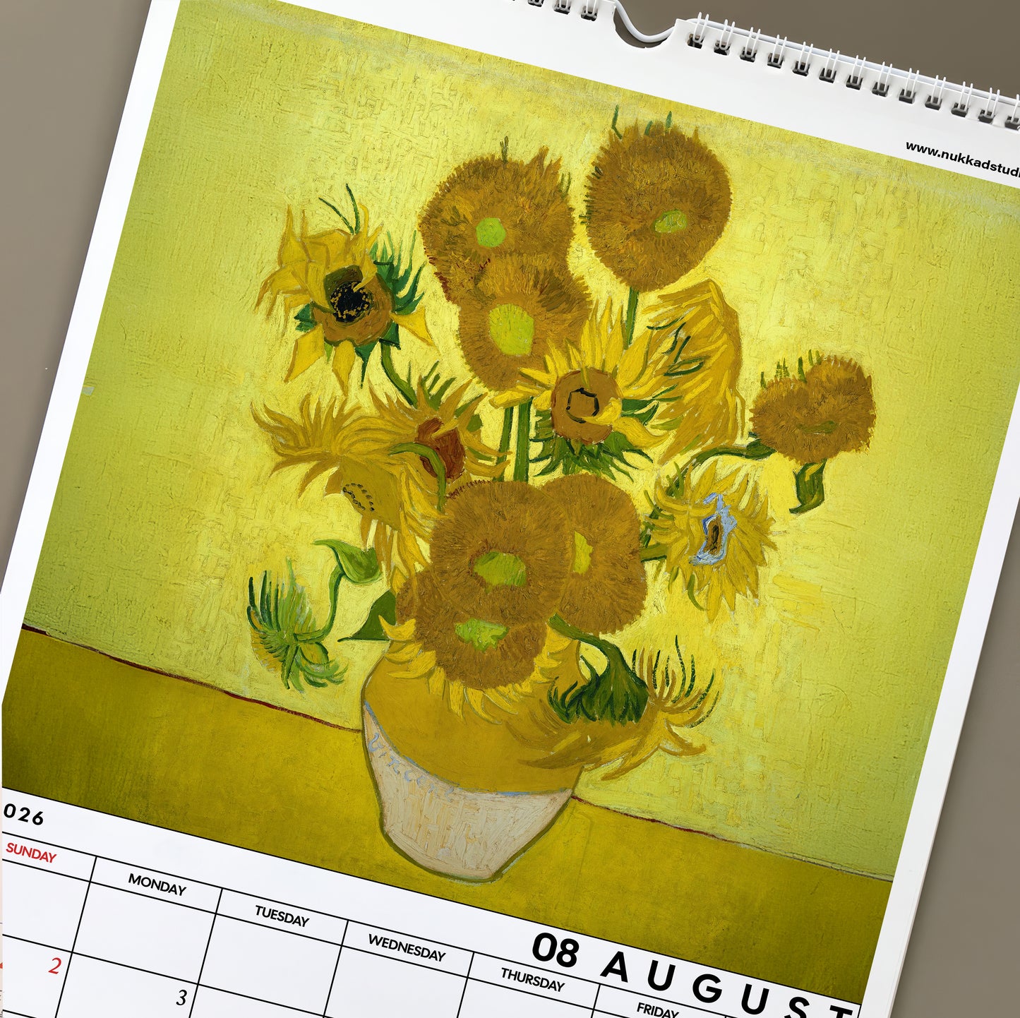 Van Gogh Calendar 2026 Wall Calendar