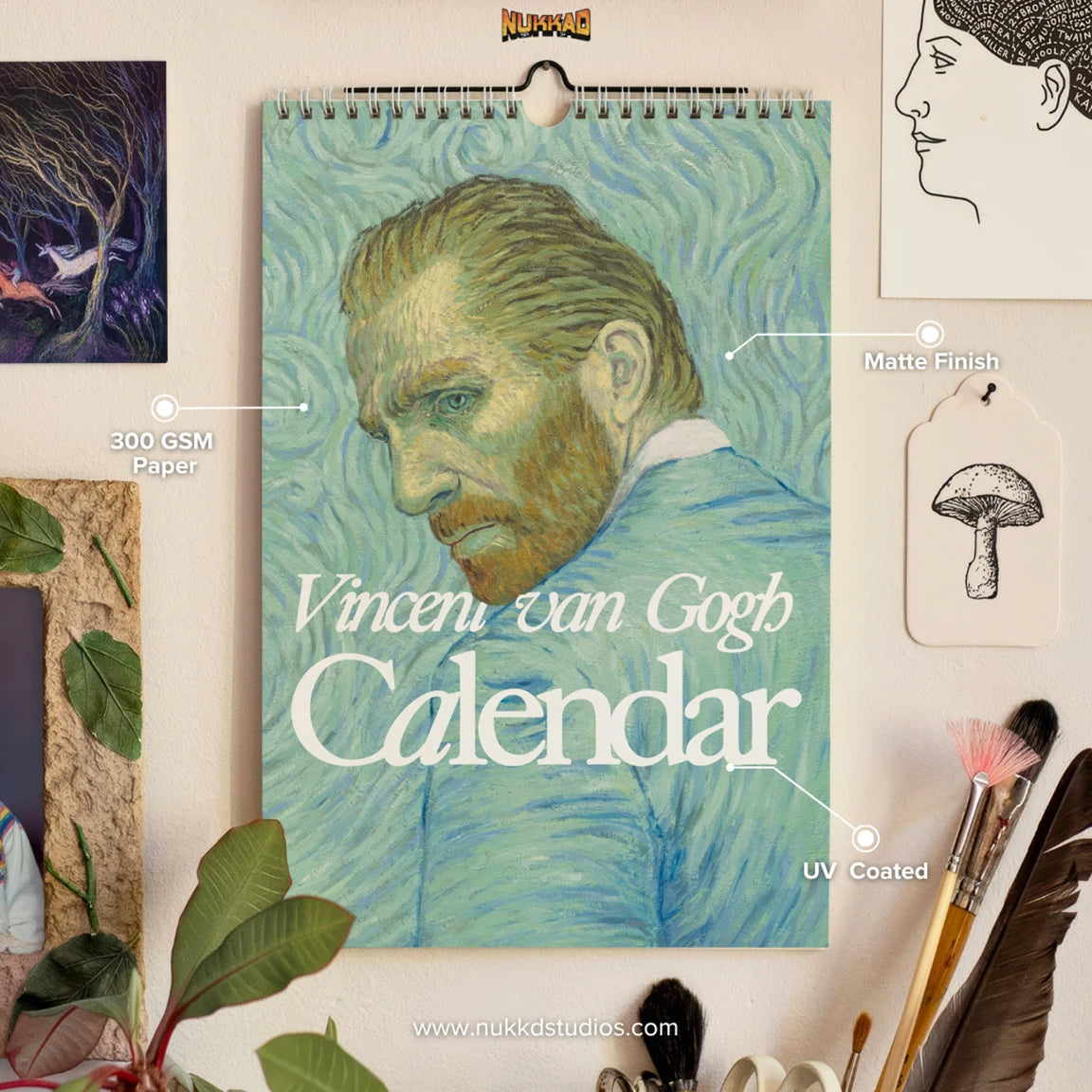Van Gogh Calendar 2026 Wall Calendar