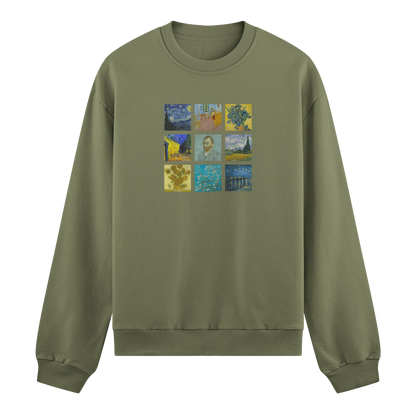 Van Gogh Collage Sweatshirt