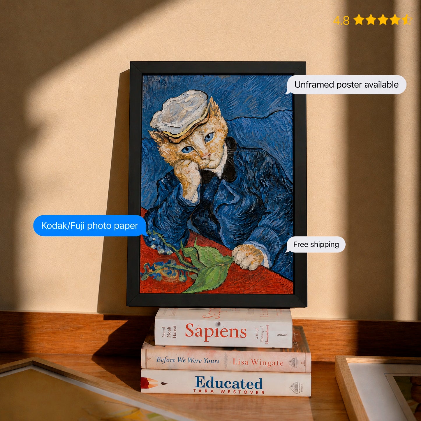 Dr. Catchet — Van Gogh's Portrait of Dr. Gachet Art Print Poster & Framed Print