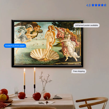 Birth of Venus Poster & Framed Print