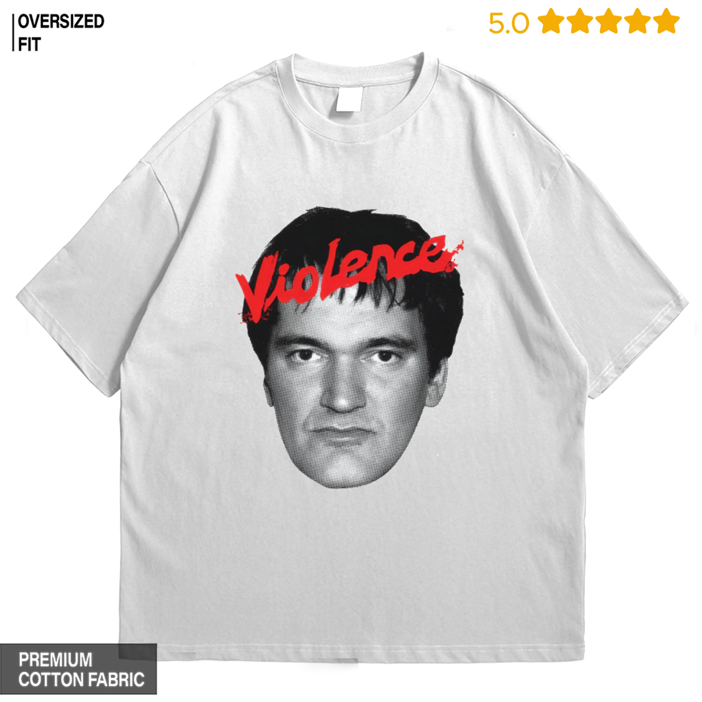 Tarantino Violence Oversized T-Shirt
