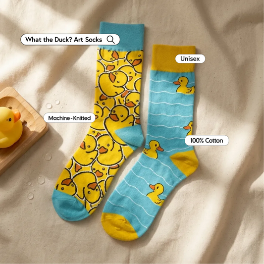 What the Duck Art Socks