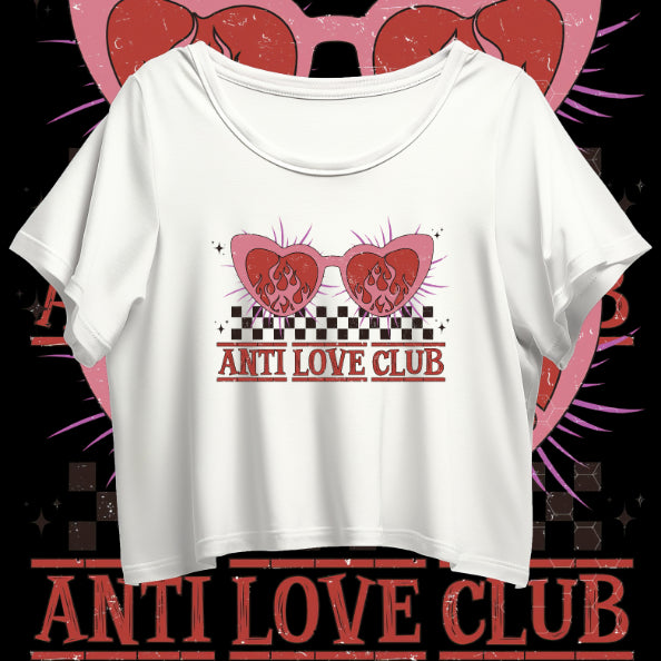 Anti Love Crop Top - Nukkad Studios