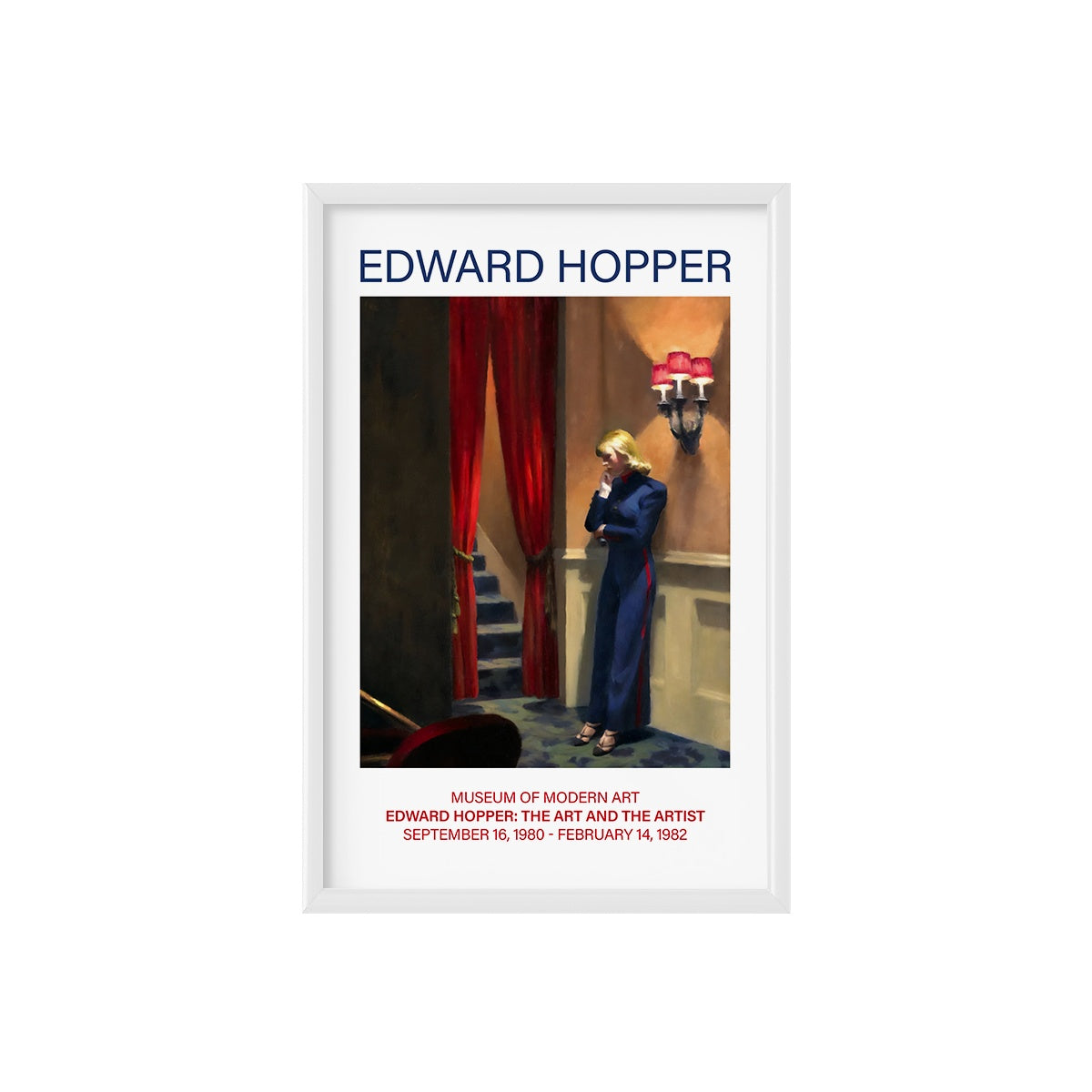 New York Movie Theater By Edward Hopper Poster & Framed Print - Nukkad Studios