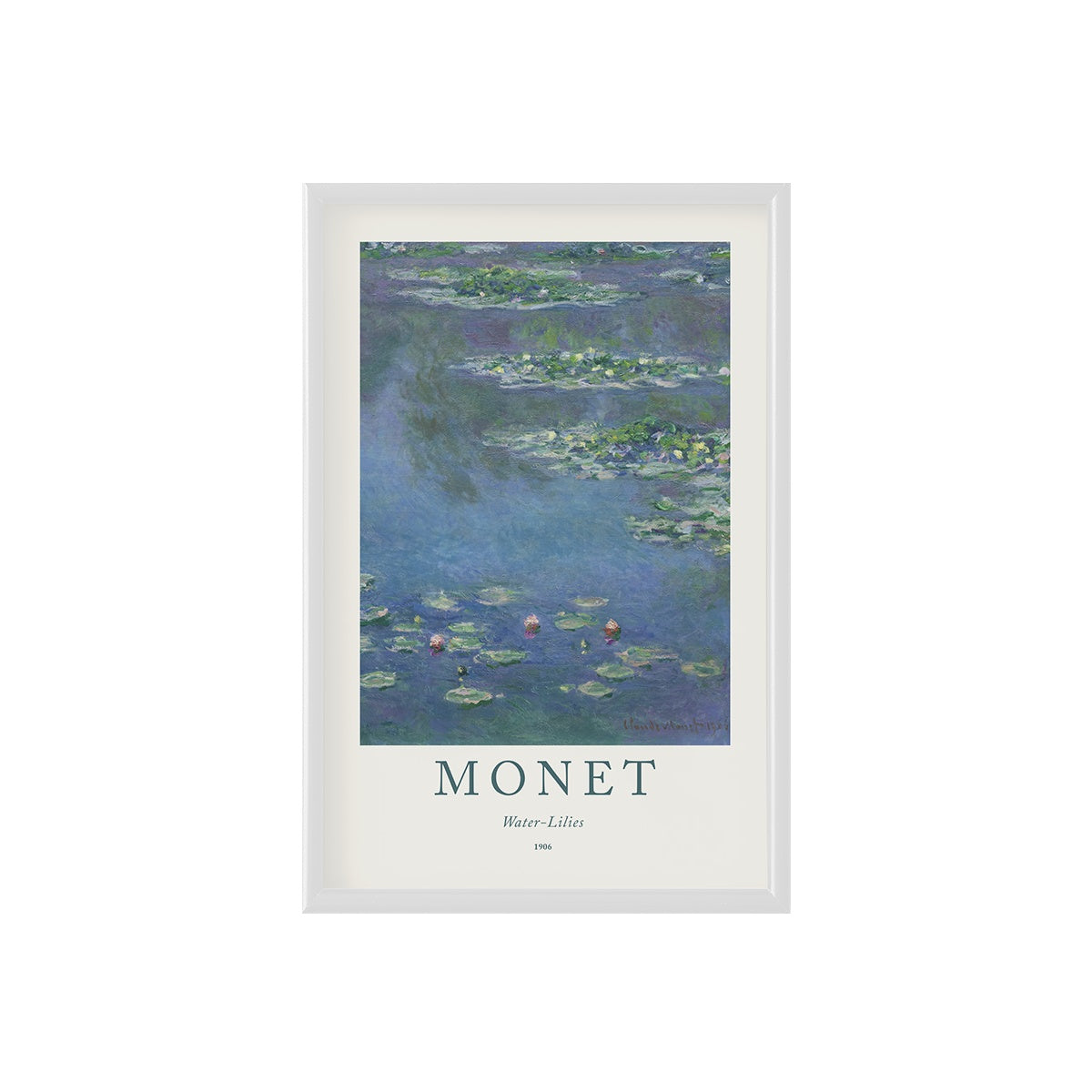 Monet Waterlilies Poster & Framed Print - Nukkad Studios