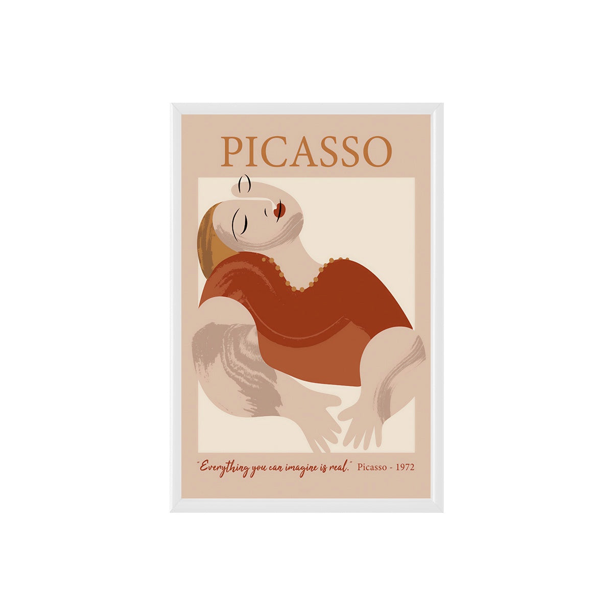 Picasso Women Daydreaming Poster & Framed Print - Nukkad Studios