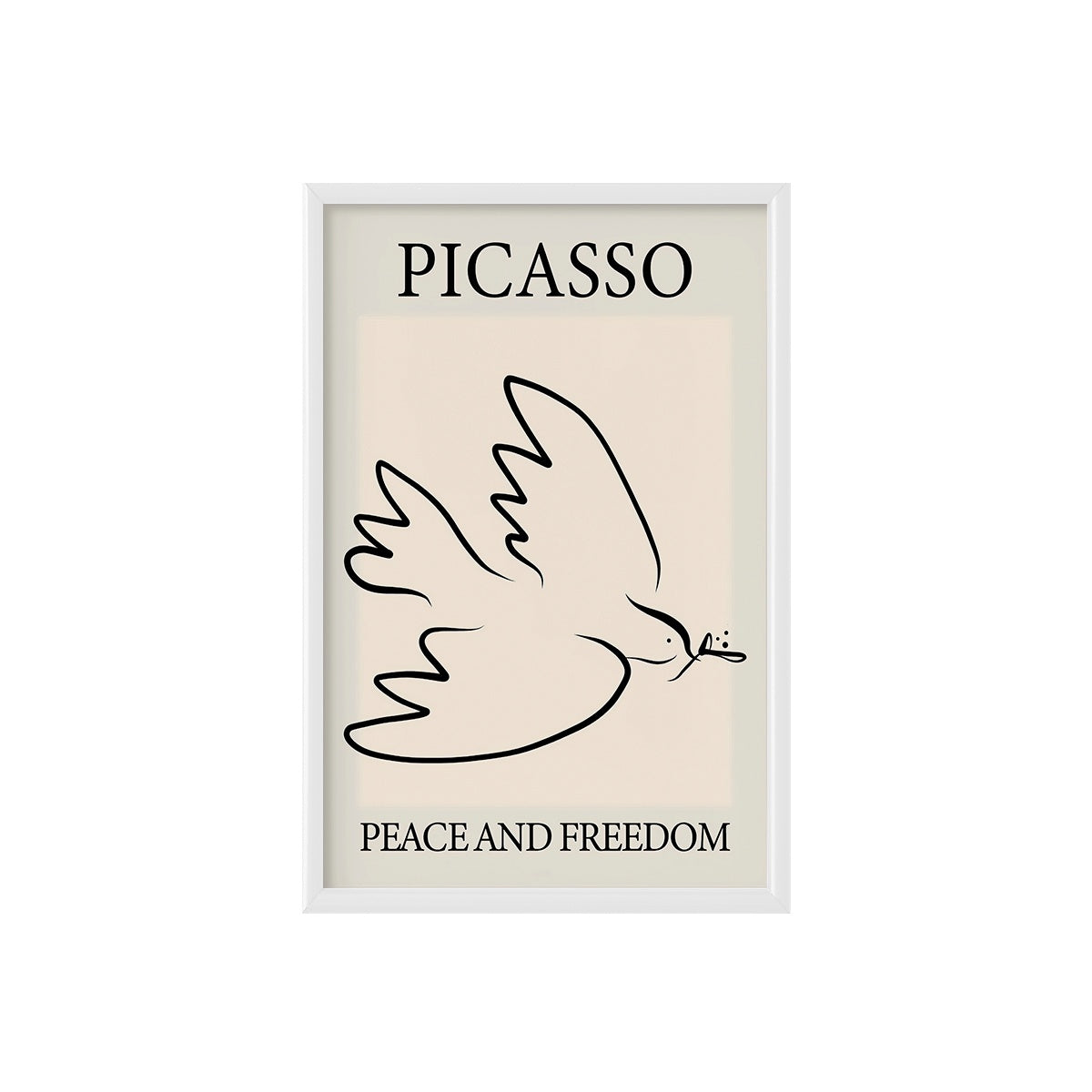 Picasso Dove Poster & Framed Print - Nukkad Studios