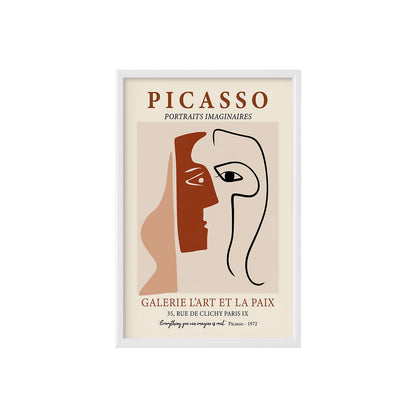 Picasso Line Art Poster & Framed Print - Nukkad Studios