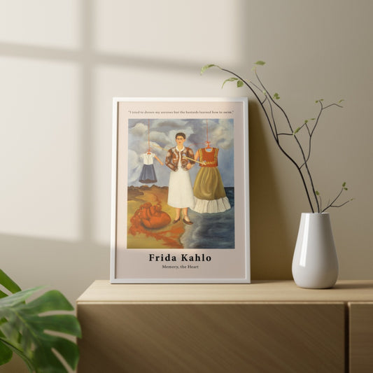 Memory, the Heart by Frida Kahlo Poster & Print - Nukkad Studios