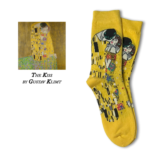 The Kiss by Gustav Klimt Socks