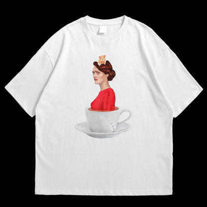 Fleabag In A Cup Oversized T-shirt