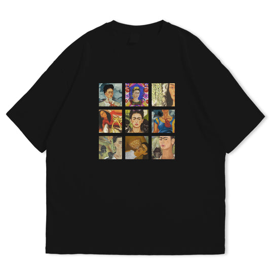 Frida Kahlo Collage Oversized T-shirt