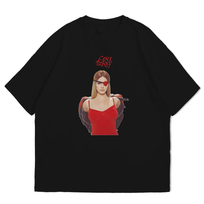 Lana Del Rey Heart Oversized T-shirt