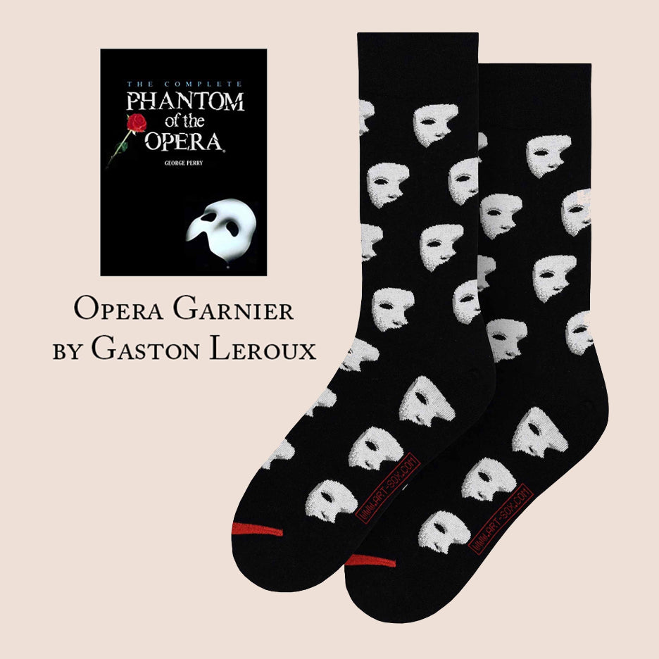 Opera Garnier by Gaston Leroux Socks