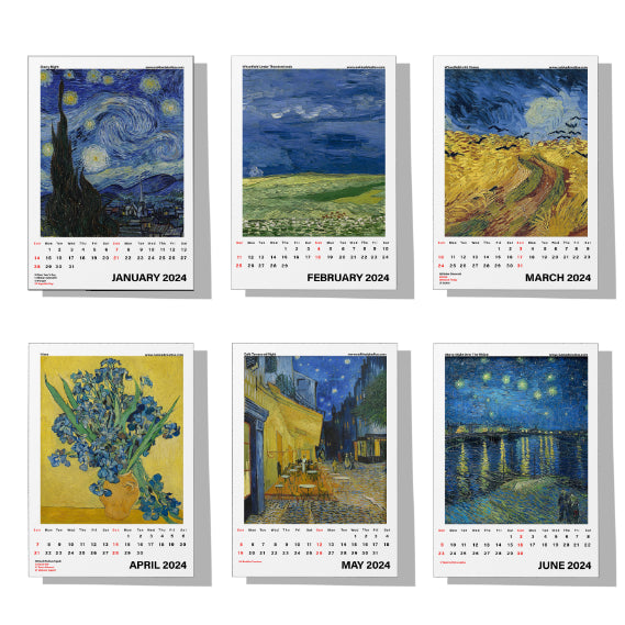 Vincent van Gogh Calendar 2024