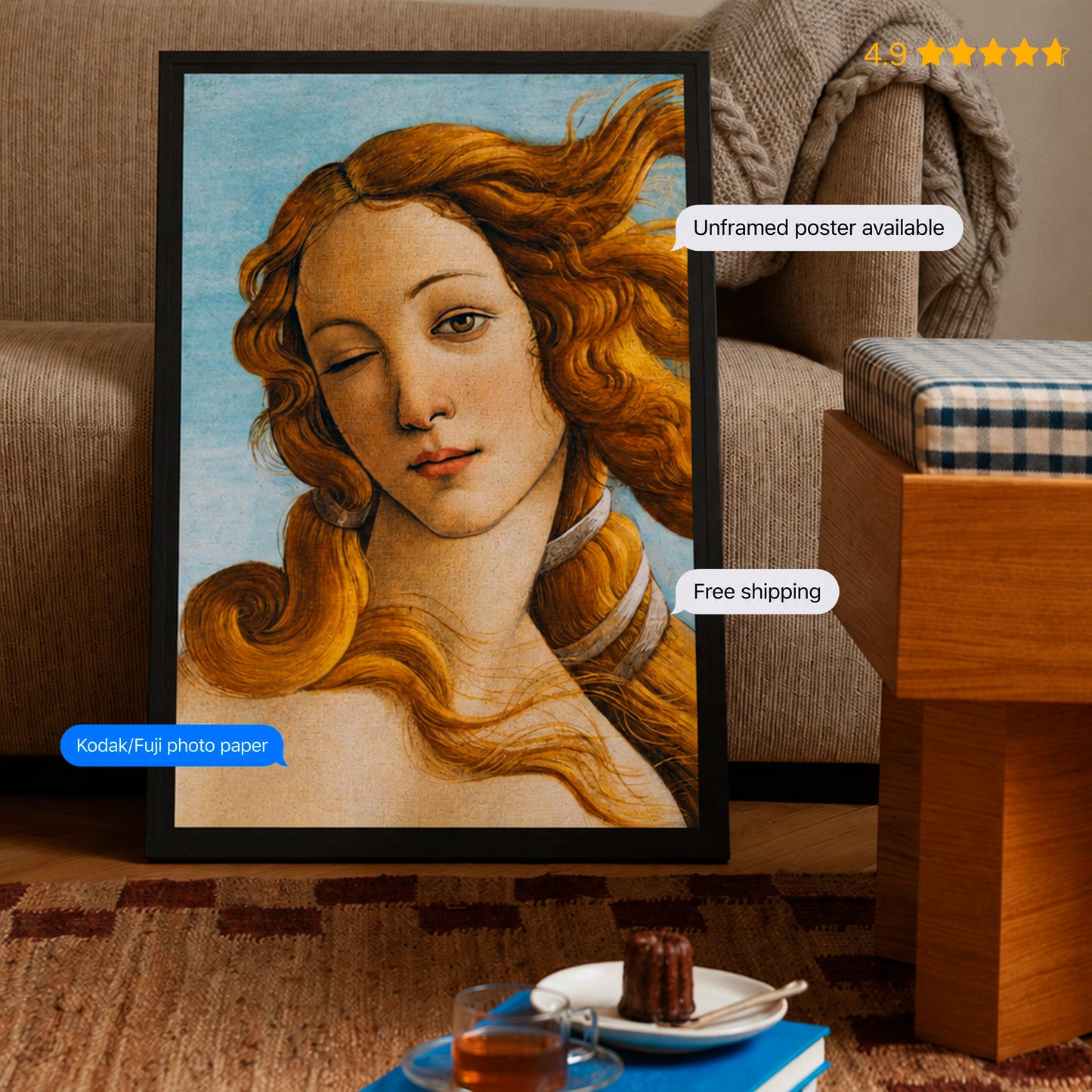Venus's Wink Poster & Framed Print